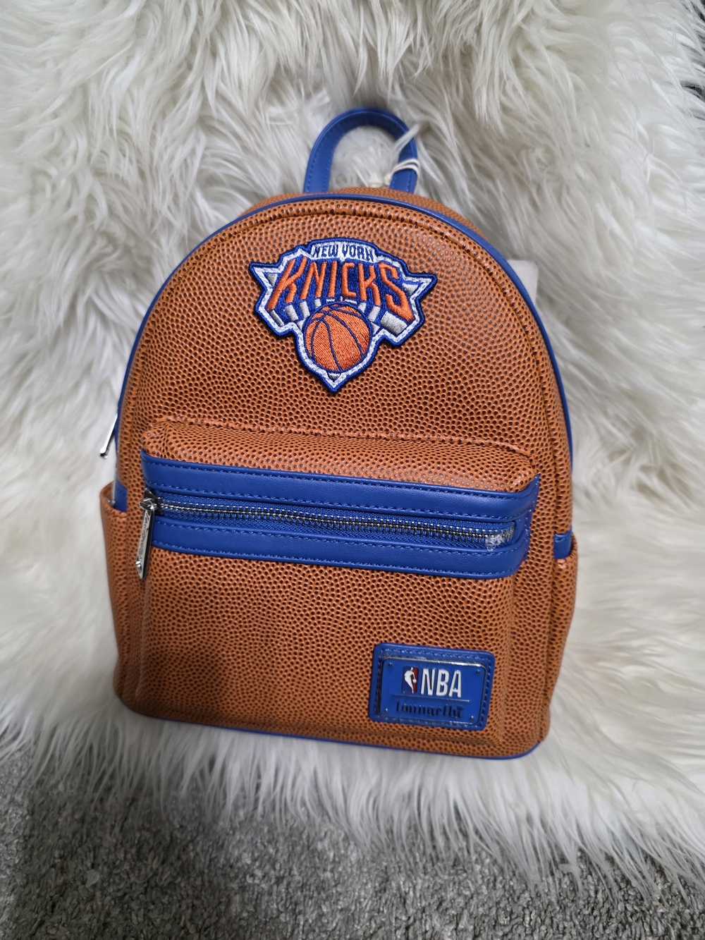 Loungefly Orange & Blue New York Knicks Mini Backpack
